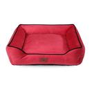 Cama Suede Pet Cães G Super Macia Com Zíper 70 X 70 Cm