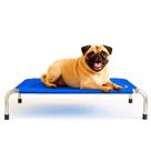 Cama Suspensa Para Cachorro Gato Pet Médio 75x50x13 Azul
