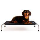 Cama Suspensa Para Cachorro Gato Pet Médio 75x50x13 Preto Arejada Pet Best Soluções