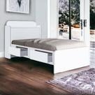 Cama Tamires Branco com Colchão Cama Tamires Branco com Colchão