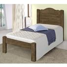 Cama Thalia Solteiro 0,88cm Castanho Com Colchão- Cambel Cama Thalia Solteiro 0,88cm Castanho Com Colchão- Cambel