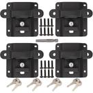 Cama Tie Down Anchors Cleats compatível com 2015-2024 F150 F250 F350 Box Link