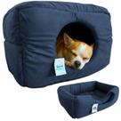 Cama Toca Luxo Filhote Cao Lavavel Gato Caminha Azul Pequena