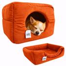 Cama Toca Luxo Filhote Cao Lavavel Gato Caminha Terracota P