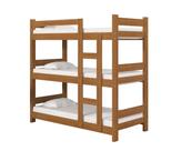 Cama Treliche Solteiro Diamante Cor Nogueira Com 3 Colchões Gazin D20