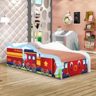 Cama Trem da Alegria Joy Vermelho Infantil Com Colchão