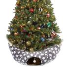 Cama Túnel para Gatos LUCKITTY Grande Bajo el Árbol de Navidad Gris