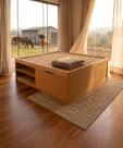 Cama Turca Com 02 Nichos 02 Gavetões 1,40 x 1,90 x 60 Madeira Maciça Móveis de Gramado