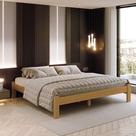 Cama Turca King Size De Madeira Maciça Reforçada Nogueira