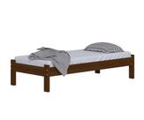 Cama turca solteiro madeira cor castanho