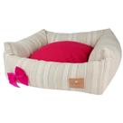 Cama Velvet Linen para cachorro e gato - TAM G