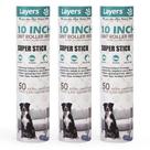 Camadas de recarga Lint Roller, grandes, 10 cm de largura, 3 pacotes
