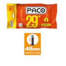 Câmara Ar Bicicleta Aro 29 X1.95/2.125 Válv/ Americana 48 Mm - Paco