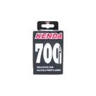 Câmara de ar aro 700 x 18/23 Kenda bico fino presta 60 mm Câmara de ar aro 700 x 18/23 Kenda bico fino presta 60 mm