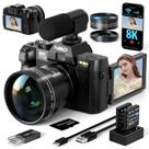 Cámara Digital NBDDIGITAL 8K 64MP Zoom 16X WiFi Pantalla Giratoria 3"
