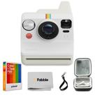 Cámara Instantánea Polaroid Now Gen 3 Blanco Guijarro con Película