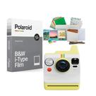 Cámara Instantánea Polaroid Now Generación 3 Amarilla con Kit de Película