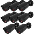 Cámara Simulada de Seguridad con Domo CCTV Falsa WALI TC-B8 Cámara Simulada de Seguridad con Domo CCTV Falsa WALI TC-B8