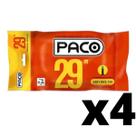 Câmaras Ar Bico 48Mm Grosso Kit 4 Bicicleta Aro 29 Paco
