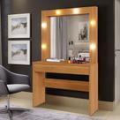 Camarim com 1 Gaveta e LED - Romance-Naturale - Mavau Móveis