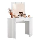 Camarim Glitter 1 Gaveta Branco - ABZ