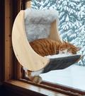 Camas para Gatos de Ventana con Hamaca Ultra Acolchonada, Estantes Lunares Montados con Fuertes Ventosas, Asiento para Gatos para Observar y Tomar el Sol (Piel Sintética de Lana) Camas para Gatos de Ventana con Hamaca Ultra Acolchonada, Estantes Lunares Montados con Fuertes Ventosas, Asiento para Gatos para Observar y Tomar el Sol (Piel Sintética de Lana)