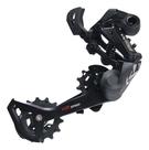 Câmbio Absolute Bike Traseiro Wild Ii 12v Mtb Pro Preto Longo