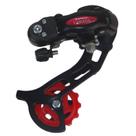 Cambio Bicicleta Traseiro Yamada 7V INDEX Preto e Vermelho H60
