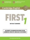 Cambridge English First 1 Sb Without Answers - CAMBRIDGE UNIVERSITY
