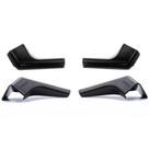 Camco Bicos para Calha de RV 4 Unidades Resina Preta 7,5 cm