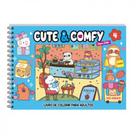 Camelot Editora Livro de Colorir Cute e Comfy Super Extra - Capa Dura Holográfica, 40 Ilust. Camelot Editora Livro de Colorir Cute e Comfy Super Extra - Capa Dura Holográfica, 40 Ilust.