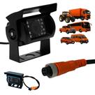 Câmera 18 LEDs Infravermelho Aviador 4 pinos 160 HD 1080P Veicular IP67 Visão Noturna Universal Completo 12v 24v