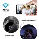 Câmera A9 Segurança Discreta Wifi Visão Noturna Sensor Inteligente Monitor Celular Babá New