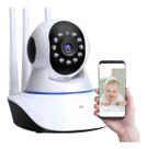Câmera Babá Inteligente WIFI Espiã com Áudio Visão Noturna Monitoramento via APP