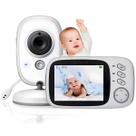 Camera Baby Monitor Com Tela Dual Audio Canções De Ninar S/Fio Visão Noturna VB603