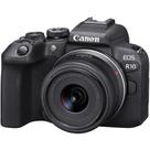 Câmera Canon EOS R10 Mirrorless 4K Lente RF-S 18-45mm IS STM