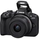 Câmera Canon Eos R100 Mirrorless 4k Com Lente Rfs 1845mm Cor Preto