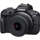 Câmera Canon EOS R100 Mirrorless Lente RF-S 18-45mm IS STM