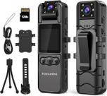Câmera corporal kaysunlink Pro 1080P FHD com áudio e visão noturna Câmera corporal kaysunlink Pro 1080P FHD com áudio e visão noturna