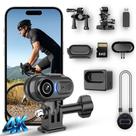 Câmera Corporal LEECHATWIN 4K Mini 64GB IPX7 à Prova d'Água