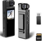 Câmera corporal Tkiplay Mini FHD 1080P 32 GB com detecção de movimento Câmera corporal Tkiplay Mini FHD 1080P 32 GB com detecção de movimento