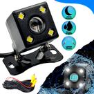 Camera D Ré Automotiva Hd Visão Noturna Quadrada Multimídia