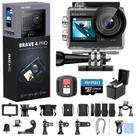 Câmera de ação AKASO Brave 4 Pro 4K30 20MP à prova d'água 131 pés