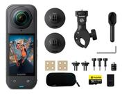 Câmera De Ação Insta360 X5 Motorcycle Bundle (cinsaaha) 8k Preto