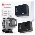 Câmera de ação SNAPSHOT 4K 12MP à prova d'água de 170 de grande angular
