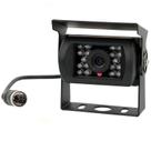 Câmera de backup, câmera de ré, câmera de visão noturna à prova d'água, amplo ângulo de visão, câmera retrovisora com conector GX12-4 de 4 pinos para RV Camper Truck, Trailer, Bus Van