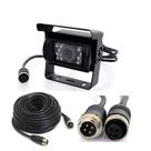 Câmera de backup com 4 pinos 12V-24V com 18 LED de visão noturna