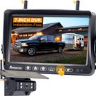 Câmera de backup RV sem fio Pemacom com monitor de 7 polegadas HD 1080P