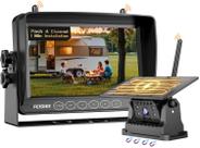 Câmera de backup sem fio FEISIKE Magnetic Solar RV 1080P