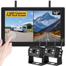 Câmera de backup sem fio Xrizuo 10" HD 1080P IP69 para RV Câmera de backup sem fio Xrizuo 10" HD 1080P IP69 para RV